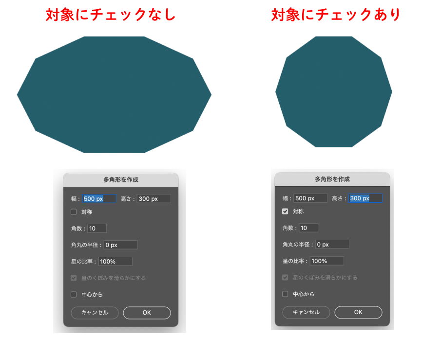 多角形ツールの使い方